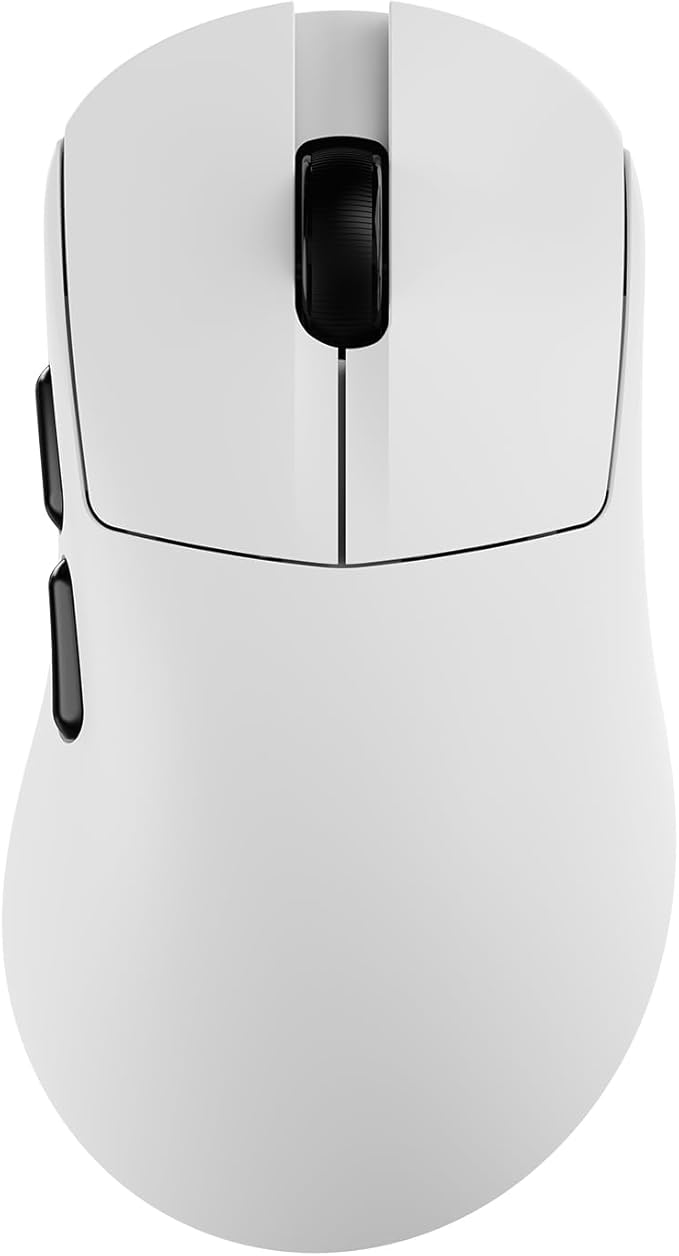 AJ179 V2 Wireless Gaming Mouse, Tri-Mode 2.4G/Bluetooth/Wired, 800mAh Battery Inside a 61g Ultra-Light Shell, 24000 DPI, 6 Programmable Buttons, Right-Handed Ergonomic
