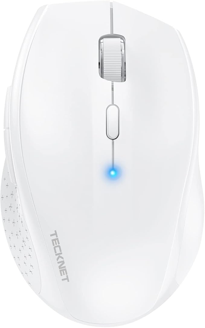 TECKNET Bluetooth Mouse, Wireless Silent 6 Buttons 2-Yr Battery