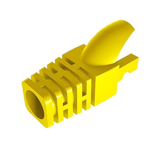 VIVOCH 50 Pcs Cat5 Cat5E Cat6 Strain Relief Boot, RJ45 Plug Cover Modular Network Plug Cap Cable Connector Boots