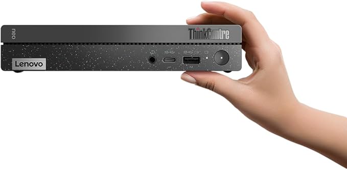 Lenovo ThinkCentre 50q Gen 4 Business Mini Desktop, 13th Gen Intel Core i5-13420H, 64GB RAM, 2TB PCIe SSD, Display Port, RJ-45, HDMI, Wi-Fi 6, Windows 11 Pro, Black