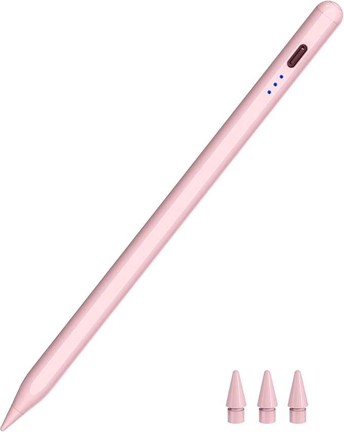 HATOKU Stylus Pen for Apple iPad 2018-2026 for Note-Taking Drawing Black