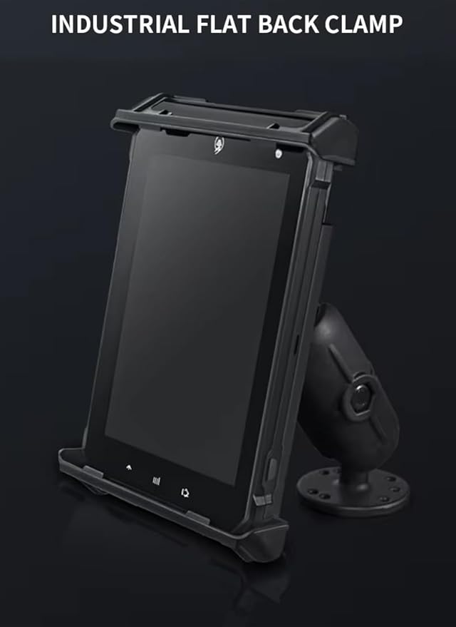 Strg Industrial Tablet Mount for 7.0" - 8.7" iPads/Tablets, Heavy Duty Tablet Mount Compatible with RAM Mount 1" and 1.5" Round Ball Mounts (Not Included Ball Mount)