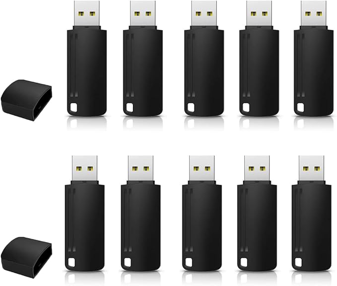 KEXIN 10 Pack 64GB USB 2.0 Flash Drive Thumb Drive