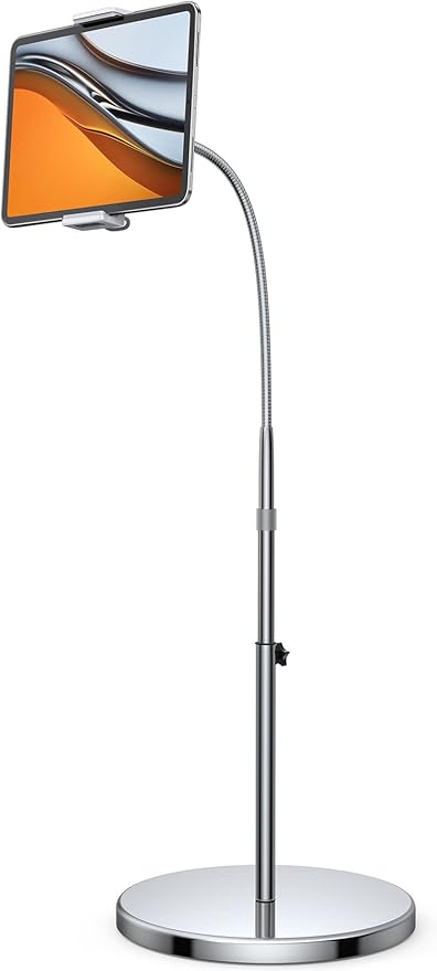 Lamicall Tablet Floor Stand Holder - Bed Gooseneck Mount for 4.7-13" iPad