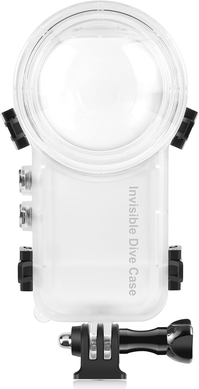 PULUZ Dive Case for DJI Osmo Pocket 3 Waterproof Case PC Protective Shell 45M/147FT Underwater Diving Housing Cover with Accessories for Osmo Pocket 3 Action Camera