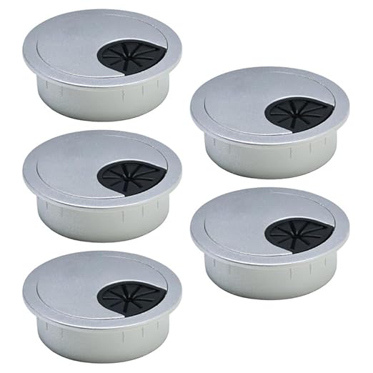 EASYEAH 10 Pcs Desk Grommet 1-1/2" / 38 mm, Desk Cord Hole Cover