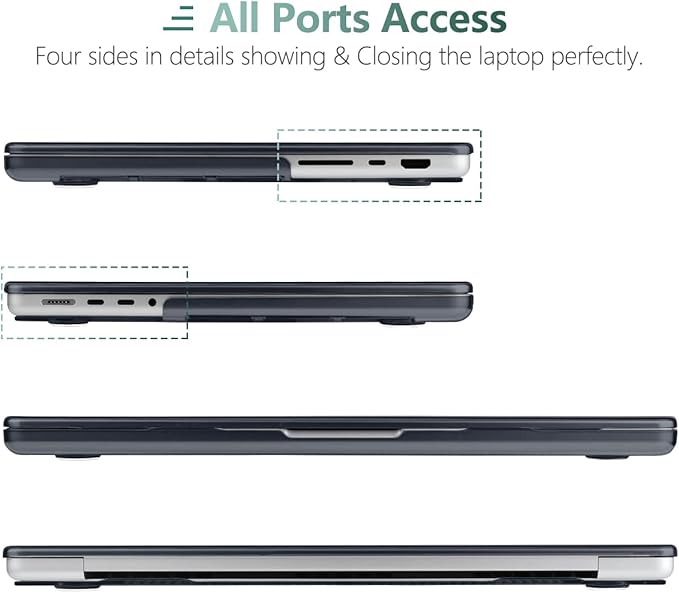 DONGKE for M4 MacBook Pro 16 Inch Case 2024 2023 2021 A3403 A3186 M3 A2991 M2 A2780 M1 A2485 Pro/Max Chip, Plastic Hard Shell Case & Keyboard Cover for Mac Pro 16 with Touch ID, Painted Florals