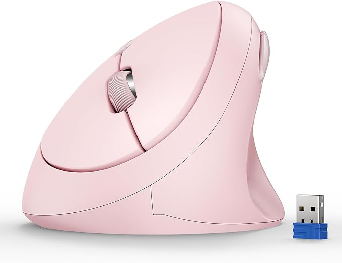 TECKNET Ergonomic Wireless Mouse 2.4G Vertical Mouse Silent 4800 DPI