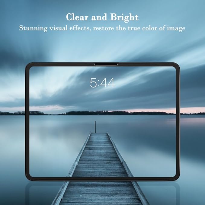 PERFECTSIGHT Anti Blue Light Screen Protector Compatible with iPad Air 5 2022/ Air 4 10.9 inch 2020/ iPad Pro 11 (2022/2021/2020/2018 Model), HD Clear Eye Protection Anti Fingerprint Tempered Glass