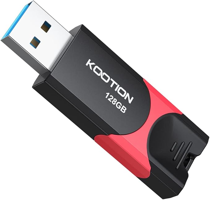 64GB USB 3.0 Flash Drive 10 Pack KOOTION USB 3.0 Thumb Drive Retractable 64G Zip Drive Ultra High Speed USB Stick Jump Drive Rugged Memory Stick with LED Indicator for Data Storage and Transfer