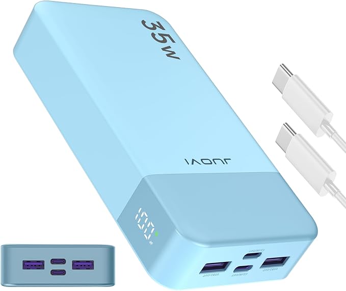 JUOVI Portable Charger 35W 20000mAh Power Bank