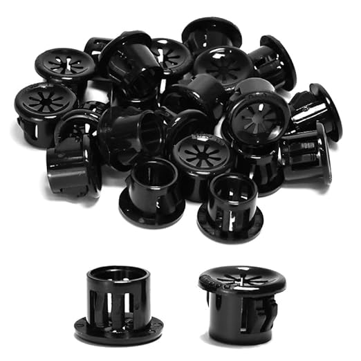 EASYEAH 60PCS Cable Grommets, 1/2"(13mm) Desk Hole Cover Petal Shaped