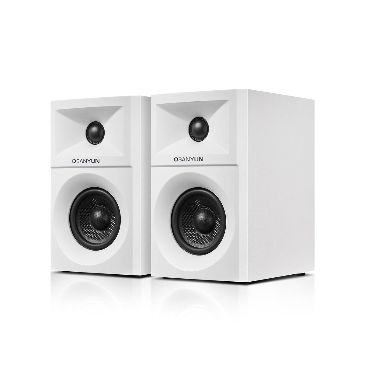 Sanyun SW203 3" 2.0 Computer Speakers, Expanded Stereo Field, Triple-DSP