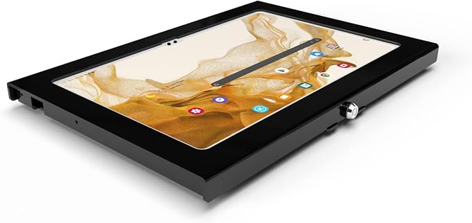 TABcare Locking Anti-Theft Metal Case for Samsung Galaxy TAB E 9.6 Tablet for Kiosk, POS, Store, Show Display
