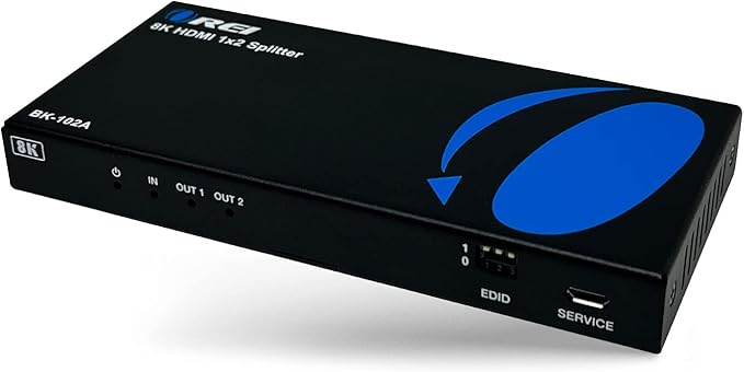 OREI 8K HDMI Splitter 1 in 4 Out, 1 x 4 Duplicate/Mirro Screen with Audio Extractor UltraHD Supports Upto 4K @ 120Hz IR EDID HDCP 2.3 for PS5, Xbox, NVIDIA (BK-104A)