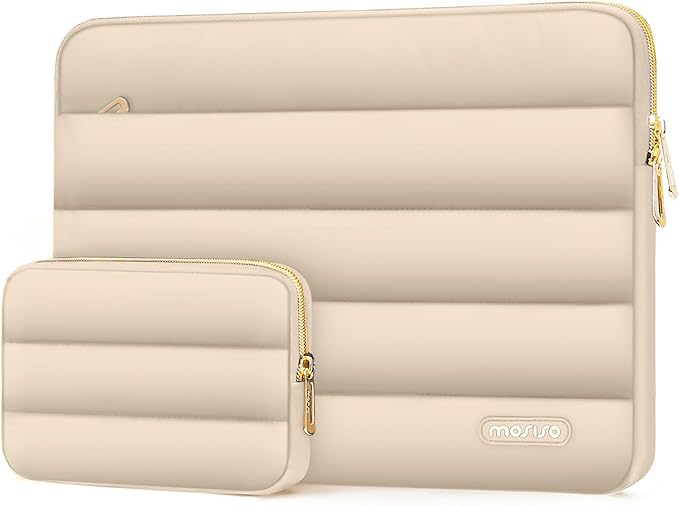 MOSISO Laptop Case 17.3 inch,17-17.3 inch Puffy Laptop Sleeve Carrying Case