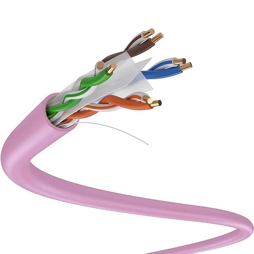 Dripstone CAT6 1000ft Bulk Ethernet Cable 23AWG Solid CCA UTP 550MHz Black