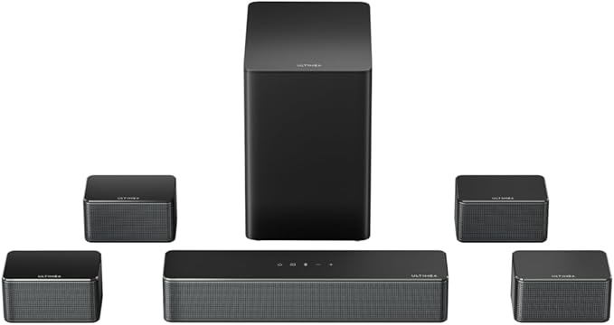ULTIMEA 5.1 Sound Bar for Smart TV, Surround Sound, Stereo Shelf System