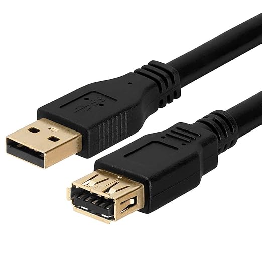 Cmple - USB 3.0 A Male to A Female Extension Gold Plated Cable - 10FT (Blue)