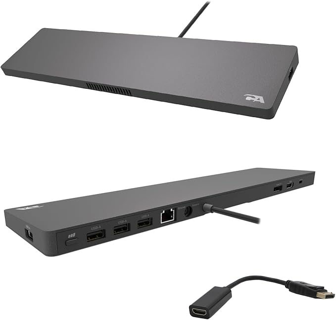 Cyber Acoustics DS-2000 USB-C Dock with Active Cooling Fan