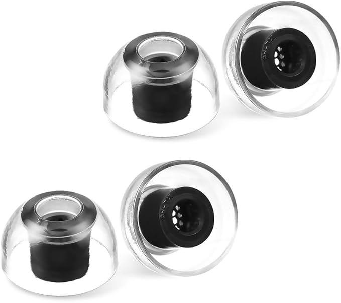 AZLA XELASTEC 2 Earbud Tips, TPE Replacement Ear Tips (MS (2-Pair Set))