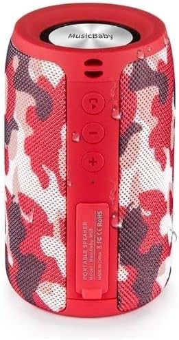 MusiBaby M68 Small Rechargeable Speaker, Dual Pairing