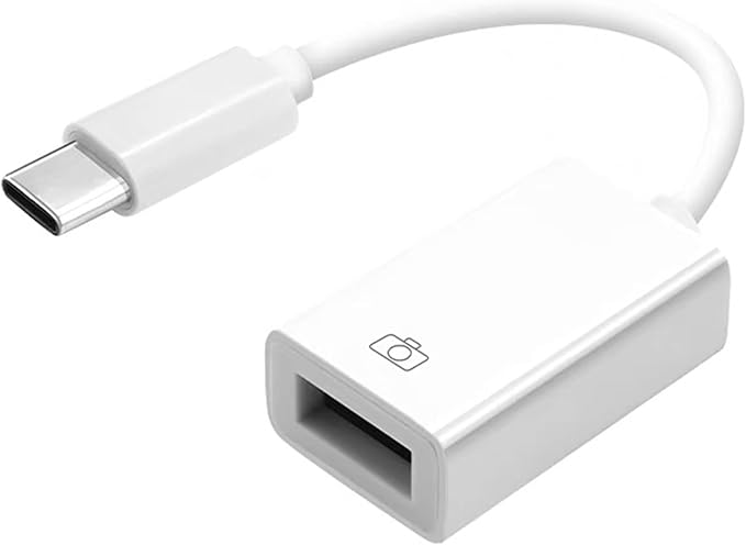 Untvie Lightning to USB 3.0 Adapter, MFi Certified OTG with Charging Port