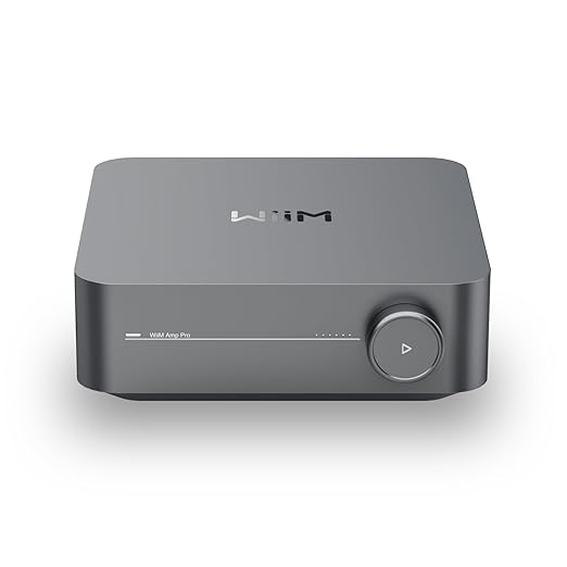 WiiM Amp Pro Streaming Amplifier for TV, Music & Passive Speakers