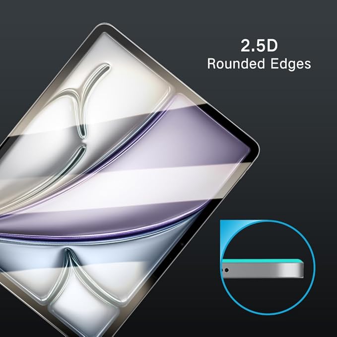 PERFECTSIGHT Anti Blue Light Screen Protector Compatible with iPad Pro 13 Inch 2024 M4, Eye Protection Blue Light Filter, HD Easy Installation Anti Fingerprint Tempered Glass, 1 Pack