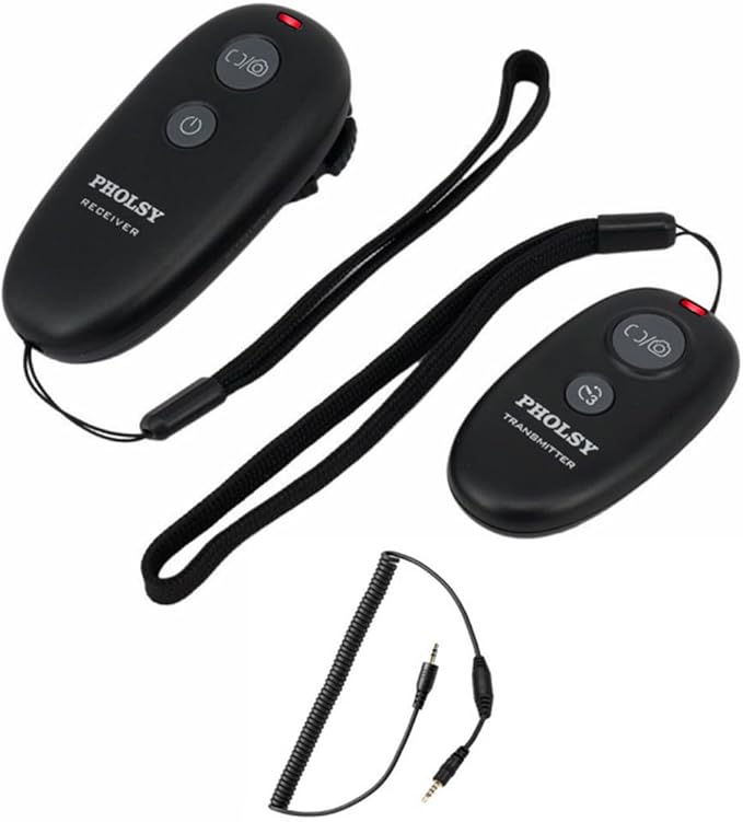 Camera Remote Release PHOLSY C6 Wireless Shutter for Canon Olympus Fuji
