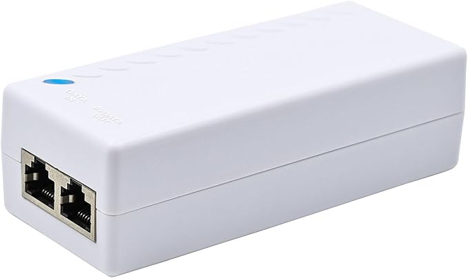 ThePoEstore Gigabit PoE+ Injector Powerline Network Adapter IEEE 802.3af/at