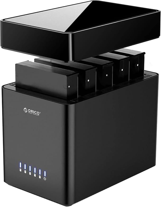 ORICO 5 Bay Hard Drive Enclosure Supports 2.5/3.5 inch Drives