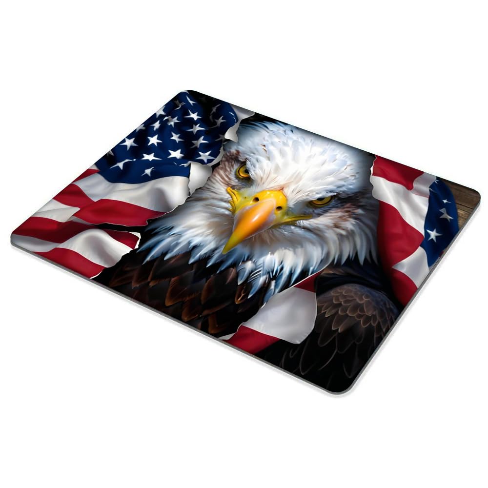 American Eagle Flag Mouse pad Customized Mousepad Non-Slip Rubber Base Mouse Pads for Computers Laptop Office Desk Accessories Mouse pad