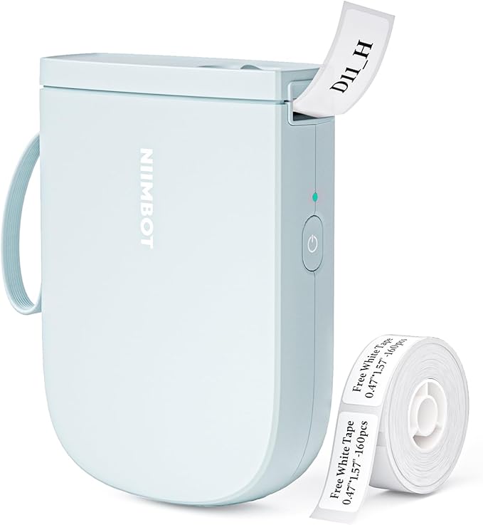 NIIMBOT D11 Upgraded Version 300 DPI Label Maker with Tape