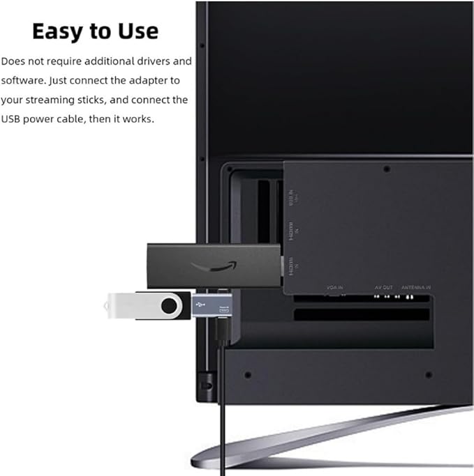 Powered Right Angle USB 2.0 Micro Male to USB Female Host OTG Adapter for Samsung, Firestick,PS Classic,SNES Mini,NES/SNES Classic,Chromecast and More Smartphone or Tablet (2 Pack)
