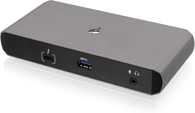 IOGEAR Quantum Thunderbolt 5 Dock Pro - 10 Devices - 80gbps - 2.5G - TB5 Host Dual 8K 60hz / Triple 4K Display 120hz - USB-A, SD 4.0, Audio - TAA - 140W Host Power - Includes PSU - Win 11 — GTD58KTAA