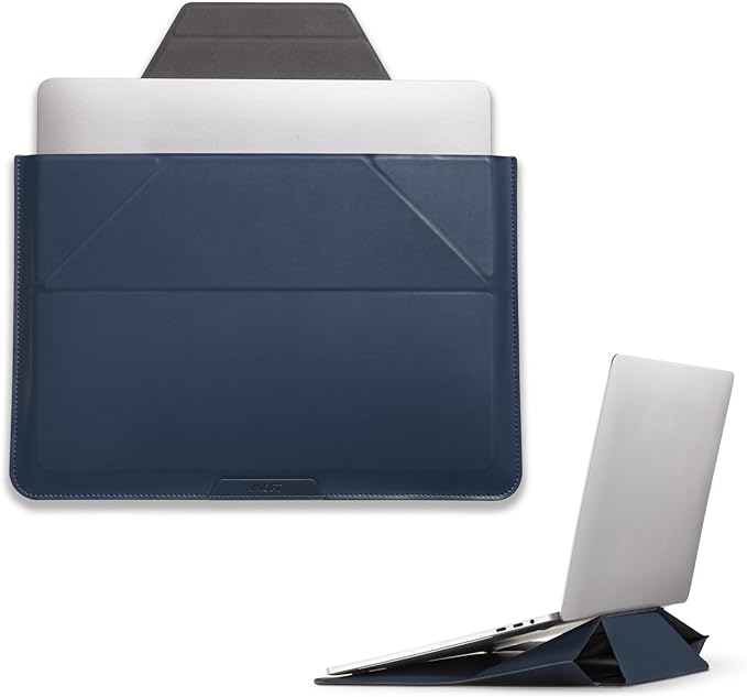 MOFT Laptop Carry Sleeve, 2-in-1 Laptop Bag & Stand for 13" MacBook Air/Pro, MacBook Neo &Dell/HP/Lenovo, Stylish Slim Computer Sleeve Bag with Expandable Storage for Computer Accessories
