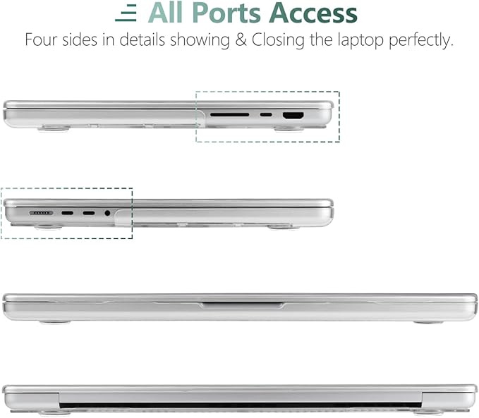 DONGKE for M4 MacBook Pro 16 Inch Case 2024 2023 2021 A3403 A3186 M3 A2991 M2 A2780 M1 A2485 Pro/Max Chip, Plastic Hard Shell Case & Keyboard Cover for Mac Pro 16 with Touch ID, Leopard Print