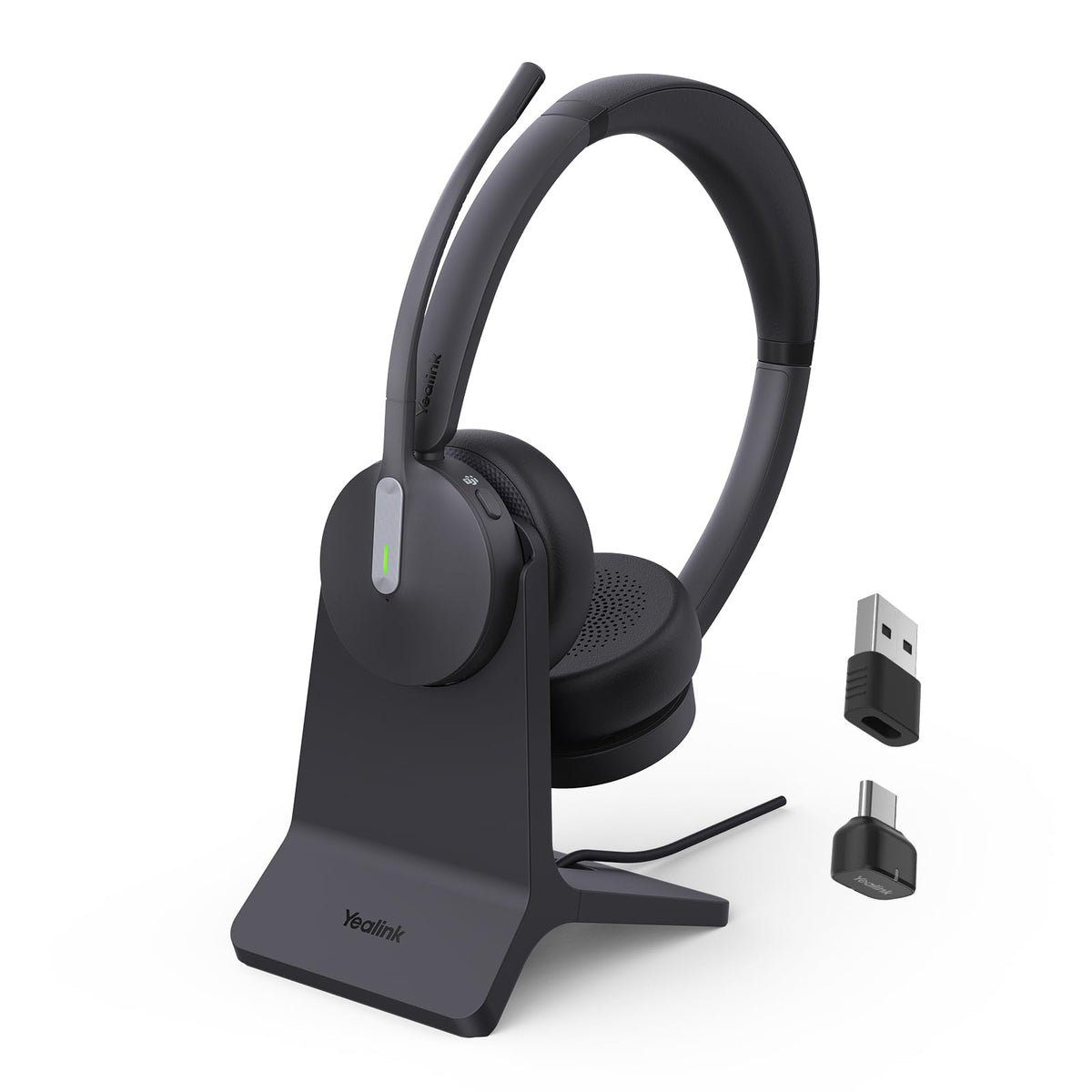 Yealink BH70 Mono Stand, Teams Certified Work Headset for Open Office Home