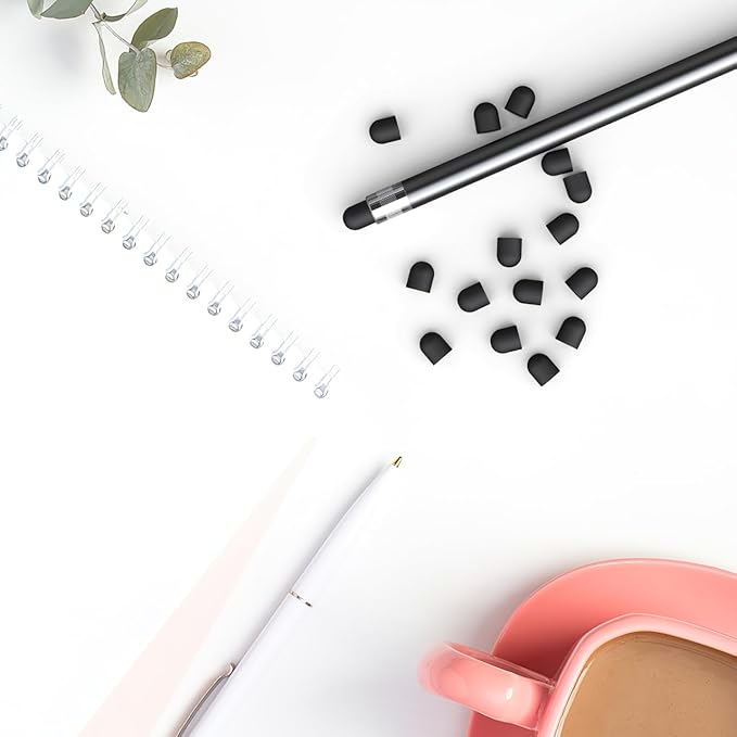 Stylus Pen Tips Rubber: Soft, No Scratches,Universal Stylus Ends for Touch Screen - 15pcs, Outer Diameter 6mm, Inner Diameter 3.6mm