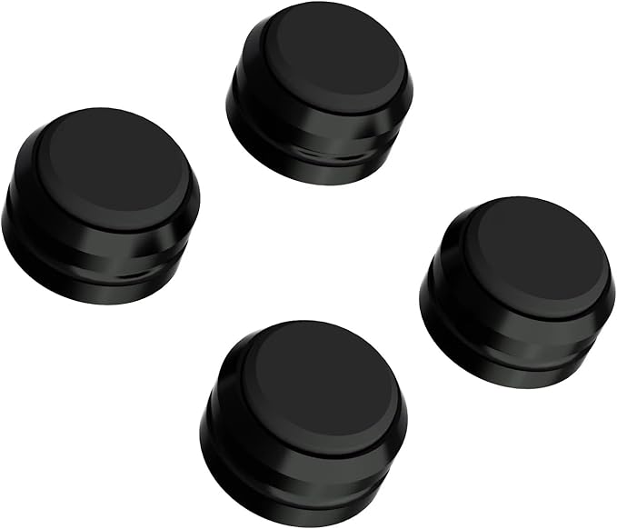 Preffair Audio Speaker Aluminum/Silicone Isolation Feet Turntable Damper Vibration Stopper Stand Absorption Shock Pad for Amplifier Preamp DAC Devices 4Pcs (Red
