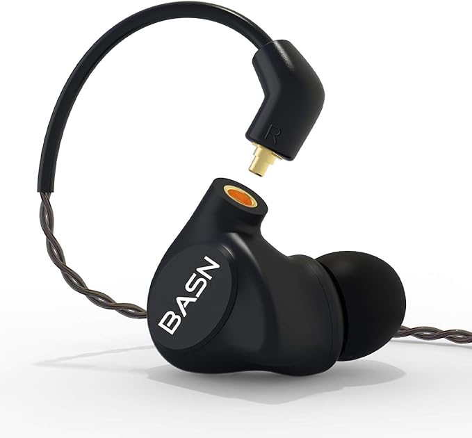BASN Metalen 4 Drivers in-Ear Monitor Headphones, Wired Earbuds
