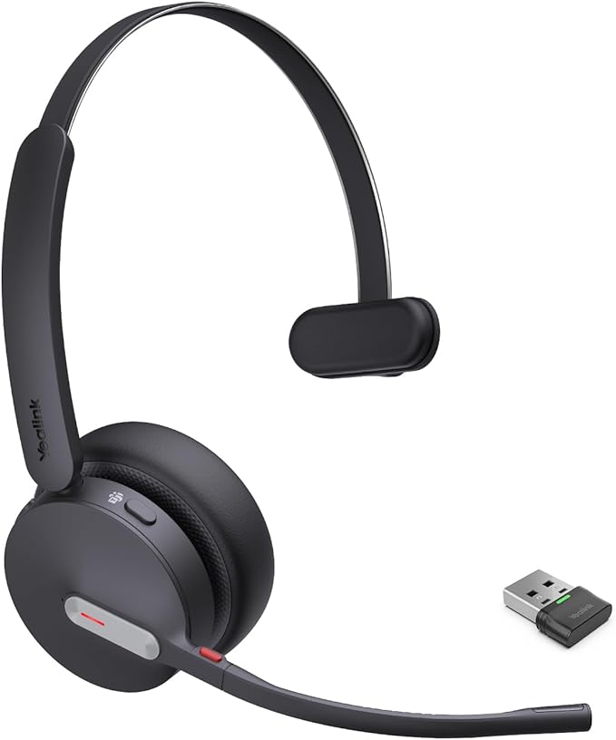 Yealink BH70 UC Wireless Bluetooth Headset with AI Microphone Flip-to-Mute