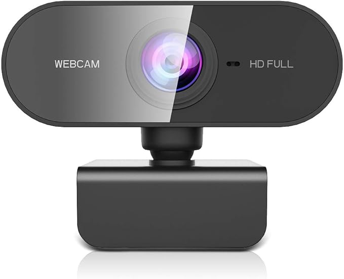 Webcam for PC&1080P HD Web Cam,Webcam with Microphone,Stand for PC/MAC/Laptop/Desktop,Wide Angle Web Cameras for YouTube,Skype,Zoom,Xbox One,Video Calling