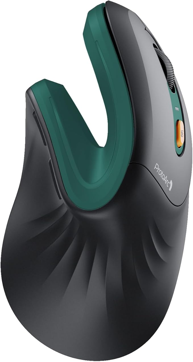 ProtoArc EM11 NL Wireless Ergonomic Mouse, Rechargeable Vertical Mouse