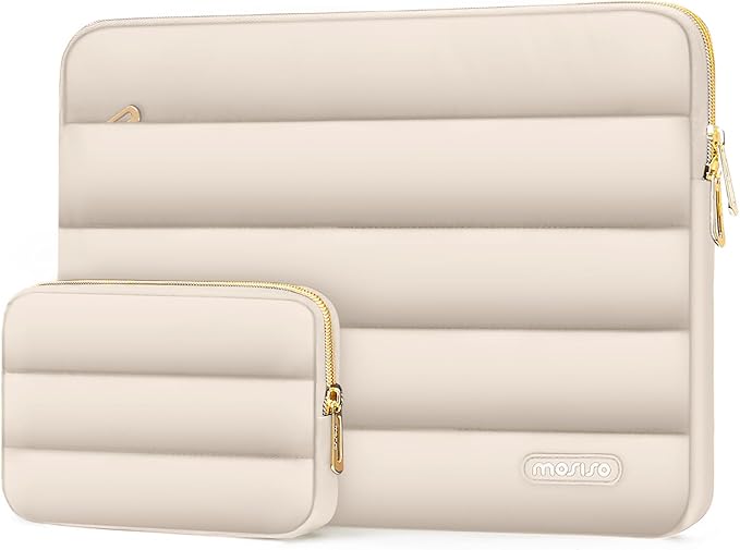 MOSISO Laptop Case 13.3 inch,13-13.3 inch Puffy Laptop Sleeve Carrying Case