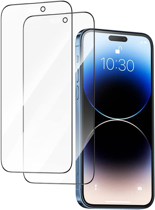 PERFECTSIGHT Anti Blue Light Screen Protector Compatible with iPhone 14 Pro Max 6.7 inch 2022, Eye Protection Blue Light Blocker, HD Clear Anti Fingerprint Anti Eye Fatigue 6X Stronger Tempered Glass