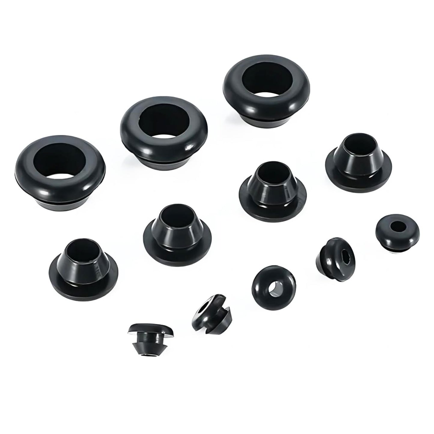 Qrity 20x Rubber Grommets ID 14mm Mount 17mm for Cable