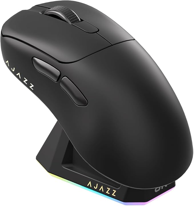 AJ179 PRO Esports Gaming Mouse, PAW3395 26000 DPI, 8000Hz, 58g Ultra-Light