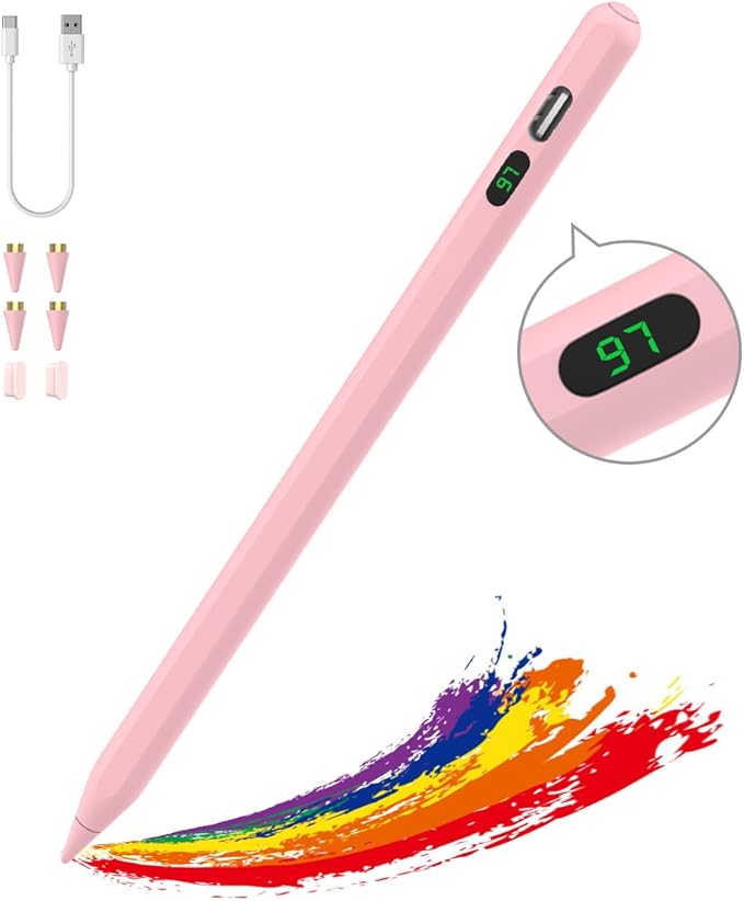 MoKo Stylus Pens for Touch Screens,Stylus Pencil with Power Display